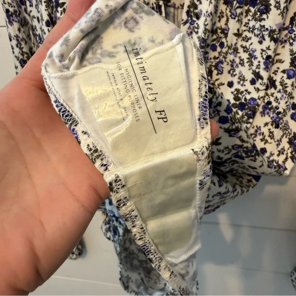 NWTs Free People | Intimately free people Kaya Printed Floral Bodysuit Medium